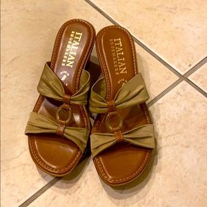 Italian Shoemakers Sandal Wedge